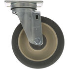 Imperial 1060 Oven Swivel Plate Caster W/O Brake 5" DIA X 1-1/4" Wide