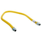 Dormont 44-S0157-60 3/4" x 60" S/S Yellow Gas Hose, 350&deg;F