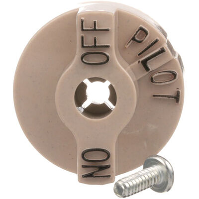 Frymaster 8100109 Gas Valve Knob W/Screw 1-1/4" DIA OFF-PILOT-ON