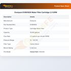 Everpure EV961826 Water Filter Cartridge 2.5 GPM