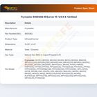 Frymaster 8100382 Fryer Infrared Burner Steel 15-1/4" X 8-1/2"