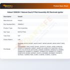 Hobart 109839-1 Natural Gas/LP Pilot Assembly W/ Electrode Igniter