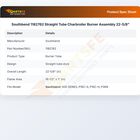 Southbend 1182762 Charbroiler Burner Assembly Sectional