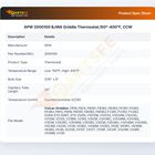 APW 2000100 Thermostat BJWA 150&deg;-400&deg;F CCW