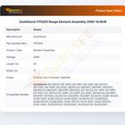 Southbend 1175263 Oven Element Assembly 10.8kW 208V