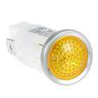 Hatco HT2.19.152 Amber Signal Light 250V W/ 1/2" Hole Fit, 3/16" Tabs