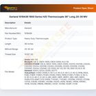 Garland 1019436 Oven Thermocouple 36" Long 20-30mV T-46