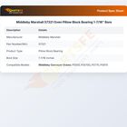 Middleby Marshall 57321 Oven Pillow Block Bearing 1-7/16" Bore