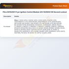 Pitco 60152001 Fryer Ignition Control Module 24V 50/60HZ 90 Second Lockout