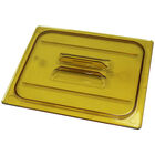 Cambro 20HPCH150 Hot Pan Lid Half Size-150 Amber