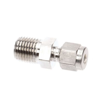 Giles 45400 Fryer Swagelock Connector 0.190" ID 1/4" NPT
