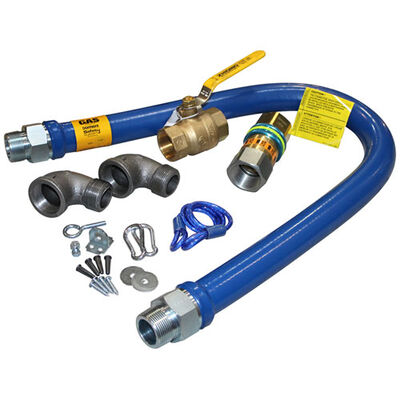 Dormont 16125KIT48 Gas Hose Connector Kit 1-1/4" X 48"