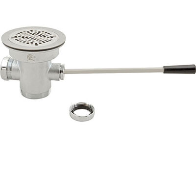 T&S Brass B3972 Waste, Lever2"M, 1.5"F X 3.5"