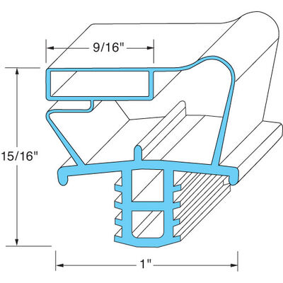 Delfield 1702640 Refrigerator Door Gasket