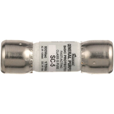 008360 SC-5 Fuse, 600V/5A, Lincoln 1300 to 1311 Series