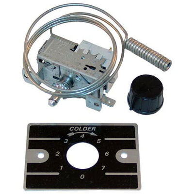 Ranco K12-L1533/001 Temperature Control W/ Coiled Bulb Knob & Dial Plate 36" Cap