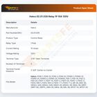Hatco 02.01.028 Relay 1P 10A 120V