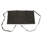 Allpoints 1046BLK KNG 11 in Waist Apron Black 3 Pockets