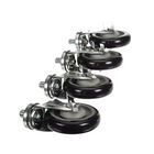 Krowne 28-146S Threaded Stem Caster Swivel W/Brake 5" X 3/4"-10 X 1"
