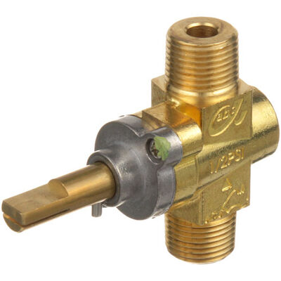 Vulcan Hart 00-407789-00003 Oven Gas Valve, 3/8" MPT X 3/8" MPT, Rotation Off/On