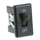 Anets P9100-11 Black Toggle Switch W/ 2 Terminals, 5/8" X 1-1/4" Hole Mount, On/off