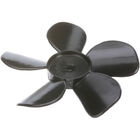 Randell RFFAN006 5 Black Plastic Fan Blades, 5-1/2", CW Rotation, 3/16" Hole
