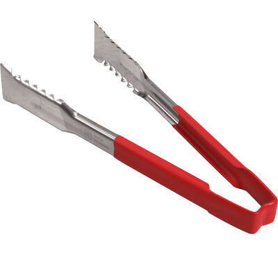 Edlund 32011 Versagrip Tongs 9.5" Red HDl