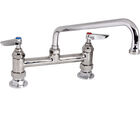 T&S Brass B-0220-061X 8 " Deck Faucet , 10"Spt,Leadfree