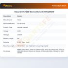 Hatco 02-08-120D Warmer Element 208V 2050W