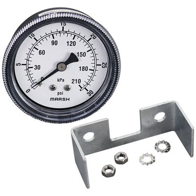 Cleveland 07173 Pressure Gauge 2-1/2, 0-30 PSI