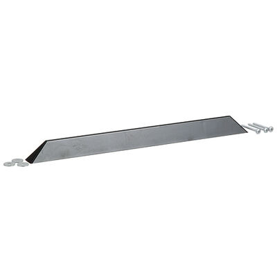 TRUE E830103 Black Plastic Pull Handle 3-1/2" CTRS 12-1/4" LONG, 3 Holes
