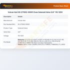 Vulcan Hart 00-271002-00001 Oven Solenoid Valve 3/4" 110-120V