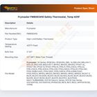 Frymaster FM8063410 Safety Thermostat, Temp 425F