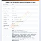 Imperial 1173RS Natural Gas Safety Control Valve 3.5" WC Model 7000BMVR