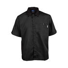Allpoints 2240BKBK2XL KNG 2Xl Chef Shirt Active Black SS