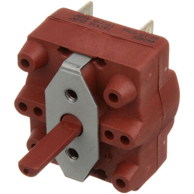 Duke 153460 Oven 3 Heat Rotary Switch W/ 6 Term D Stem & .150" Flat Down