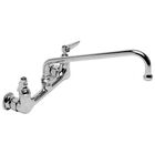 T&S Brass B0230M Wall Mount Heavy Duty Faucet 8" CTR 18" NOZ