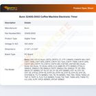 Bunn 32400.0002 Coffee Machine Electronic Timer