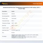 Garland GL1017514 Temperature Control Thermostat 1/2" NPT In/Out 3/16" X 14-3/4" Blub 150&deg;F-550&deg;F FDO