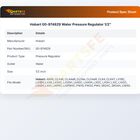 Hobart 00-974829 Water Pressure Regulating Valve 1/2"