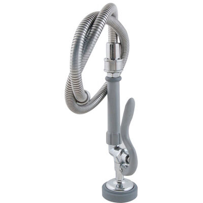 T&S Brass B-0100-SWV Pre-Rinse Swivel Hose & Spray Valve Assembly 44"