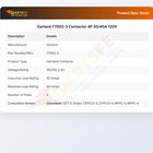 Garland 77002-3 Contactor 4P 30/40A 120V