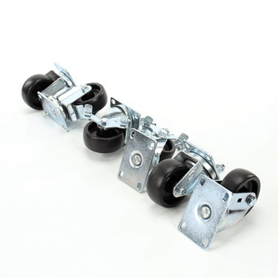 Silver King 10314-78 Caster Plate Kit 3" Wheels 4-1/8" Thick