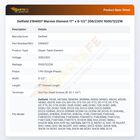 Delfield 2194007 Warmer Element 17" x 9-1/2" 208/230V 1000/1222W