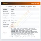 Dean 8073515 Fryer Thermostat TC125 Capillary 36" 200-400&deg;F