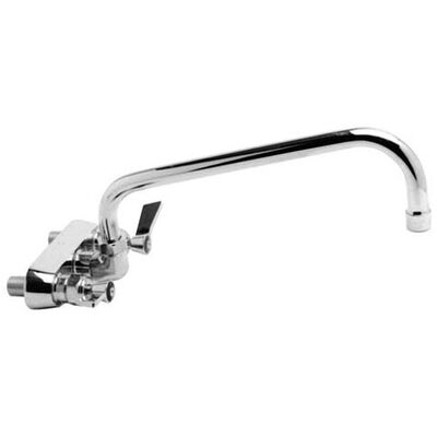 Fisher 3613 Wall Mounted Faucet 4" Ctr Wall 12" NOZ