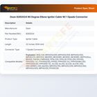 Dean 8262024 90 Degree Elbow Igniter Cable W/ 1 Spade Connector