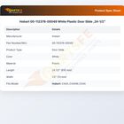 Hobart 00-112378-00049 White Plastic Door Slide ,24-1/2"