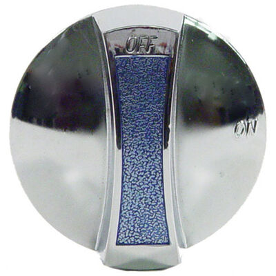 Imperial 2721 Oven Burner Valve Knob Chrome On/Off 2-3/8" DIA