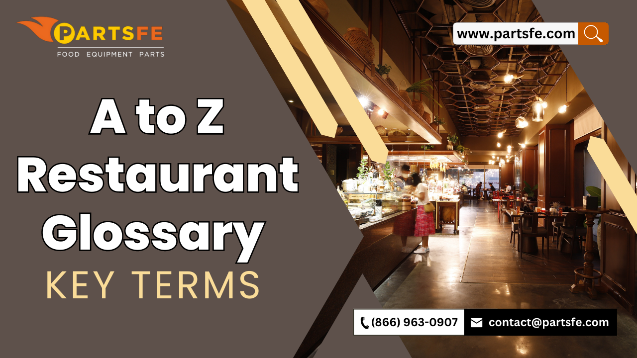 Restaurant glossary Key Terms